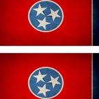 r9454 2x drapeau vintage tennessee