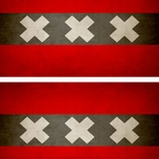 r9500 2x drapeau vintage amsterdam