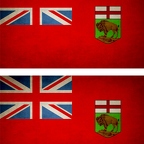 r9403 2x drapeau vintage manitoba