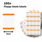 r7564 17x6 floppy ORANGE