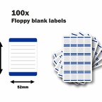 r7562 17x6 floppy BLEU