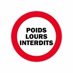 r9120 interdit poids lourds