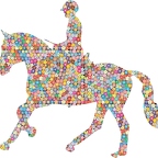 r9750 cheval cavalier