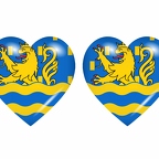 r9050 drapeau cœur doubs