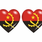 r8608 drapeau cœur Angola