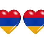 r8615 drapeau cœur Armenie