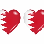 r8621 drapeau cœur Bahrein
