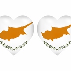 r8648 drapeau cœur Chypre