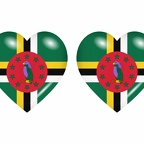 r8663 drapeau cœur Dominique