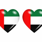 r8666 drapeau cœur EAU