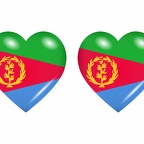 r8668 drapeau cœur Erythree
