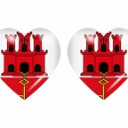 r8682 drapeau cœur Gibraltar