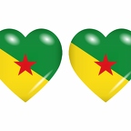r8694 drapeau cœur Guyanefr