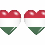 r8699 drapeau cœur Hongrie