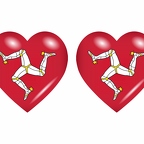 r8700 drapeau cœur ilede man