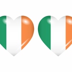 r8707 drapeau cœur Irlande