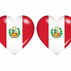 r8773 drapeau cœur Perou