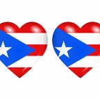 r8778 drapeau cœur Portorico