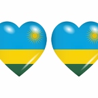 r8786 drapeau cœur Rwanda