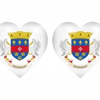 r8787 drapeau cœur St-Barthelemy