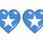 r8809 drapeau cœur Somalie