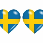 r8812 drapeau cœur Suede