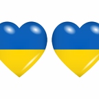 r8834 drapeau cœur Ukraine