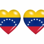 r8838 drapeau cœur Venezuela