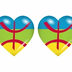 r8858 drapeau cœur berber