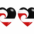 r8859 drapeau cœur maori