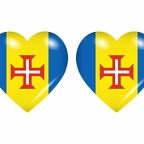 r8870 drapeau cœur madere