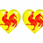 r8892 drapeau cœur wallon