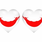 r8894 drapeau cœur ilede paques