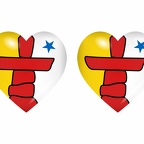 r8906 drapeau cœur nunavut