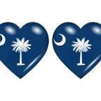 r8915 drapeau cœur caroldu sud