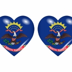 r8918 drapeau cœur dakotanord