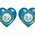 r8919 drapeau cœur dakotasud