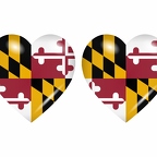 r8932 drapeau cœur marynland