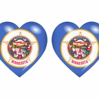 r8935 drapeau cœur minnesota