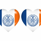 r8942 drapeau cœur newyork