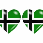 r9001 drapeau cœur vinland