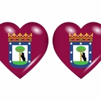 r9022 drapeau cœur madrid