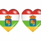 r9025 drapeau cœur larioja