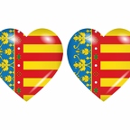 r9026 drapeau cœur valencia