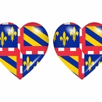 r9036 drapeau cœur bourgogne