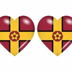 r9074 drapeau cœur northamptonshire