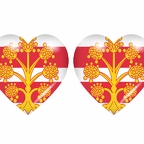 r9080 drapeau cœur westmorland