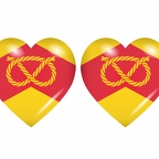 r9088 drapeau cœur staffordshire