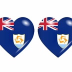 r8609 drapeau cœur Anguilla