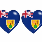 r8641 drapeau cœur Caïmans